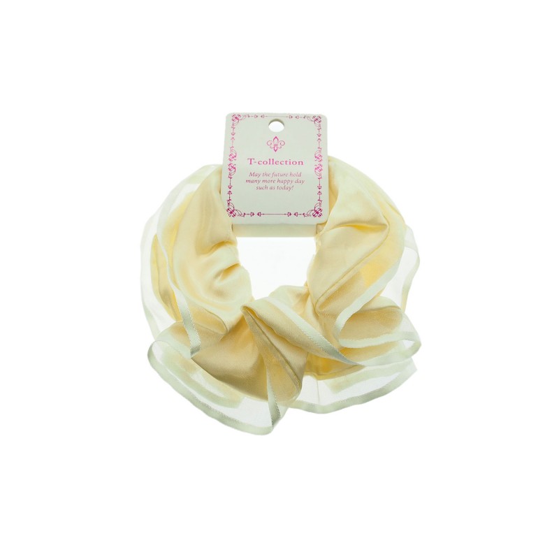 Hair Scrunchie Chiffon Cream